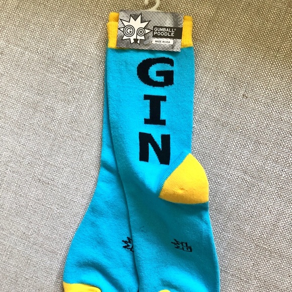 Men’s Unisex Novelty Fun Socks GIN Unisex - Picture 5 of 13